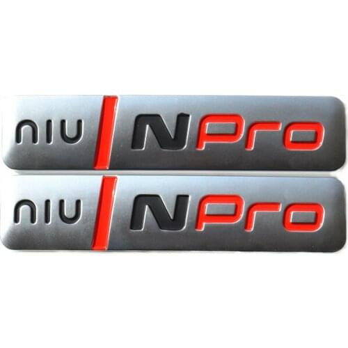 Niu Logo Plate Name Plate Sticker Mental N Sport N Pro For N1 N1s Or More