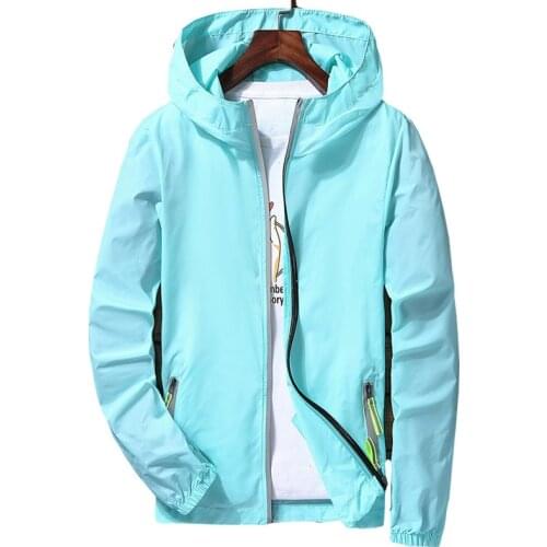 New Plus Size Lovers Summer Large 7XL Fashion Sun UV Protection Men Hooded Jacket Thin Breathable Beach Cardigan Women Coats