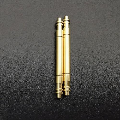 2PCS Gold Color Spring Bars For Rolex Submariner Wrist Watch 116618LN, 2.0X20mm, Watch Parts