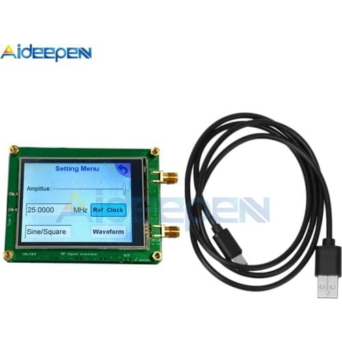 35-4400M ADF4351 ADF4350 RF Signal Source Signal Generator Wave / Point Frequency Sweep Touch Screen LCD Display Control