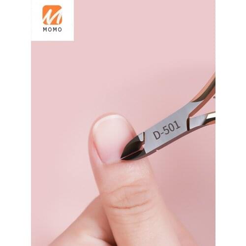 Nail Groove Special Cuticle Nipper Yi-Shaped Oblique Mouth Bent Nose Plier Knife Inflammation Single Pack Nail Clippers