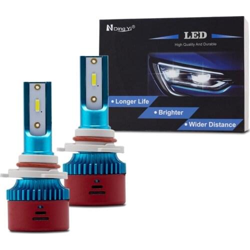 SHUOKE 1 Set Mini Mi8 LED Headlight HB3 9005 LED Car Light for bmw f30 e90. for unionlux 9007, for Hyunda Kona, for Tacoma