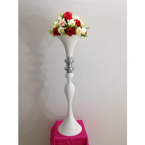 Wedding Stand 94cm( 37") White Table centerpiece Wedding flower vase Wedding decoration 10pcs/lot