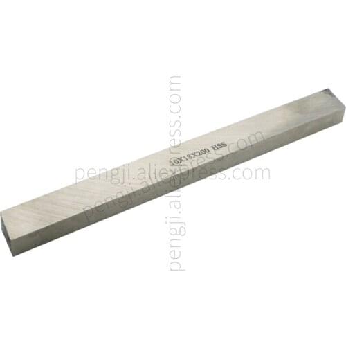 HSS CNC Lathe Tool Bit 10mm x 18mm x 200mm, Square Lathe Turning Tool Blanks, High Speed Steel Rectangular Fly Cutter Mill Blank