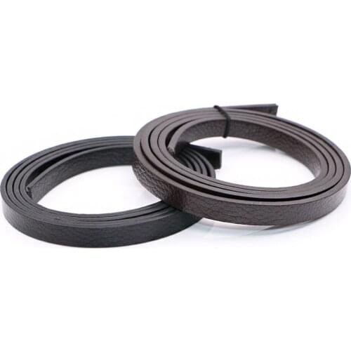 1.1 meters/lot 10*3mm Genuine Flat leather cord Fit Leather Bracelets and DIY jewelry Handmade accessories