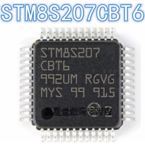 1PCS 100% new original authentic STM8S207CBT6 QFP-48 8S207CBT6 QFP48 8-bit microcontroller chip