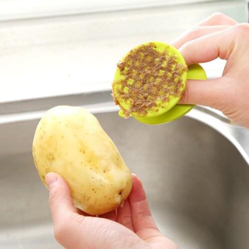 2PCs Kitchen Gadgets Potato Peeler Multifunction Fruit Vegetable Cleaning Brush Fish Scales Scraper Cleaning Tools