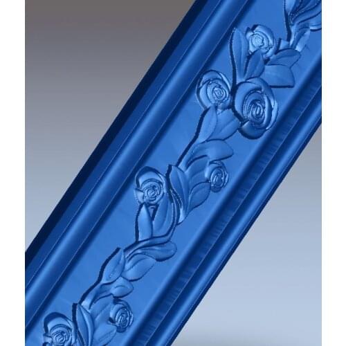 3d model relief for cnc in STL file format Meandr_16