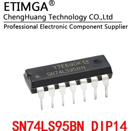 5PCS/LOT 74LS95B SN74LS95N HD74LS95P DIP-14