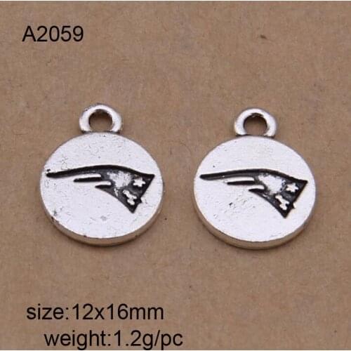 50pcs 12x16mm Antique Silver Alloy Hangtag Charms Pendants For Bracelet Necklace Jewelry Making
