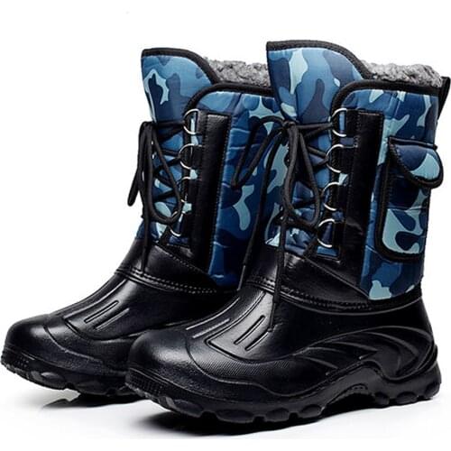 DAFENP Mens Winter Boots