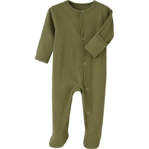 Baby cotton clothes newborn boy girl foot rompers cotton baby Footies clothing infant toddler costumes Full Sleeve Jumpsuit
