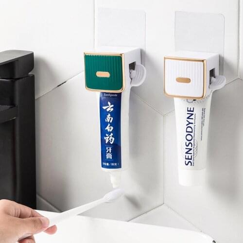 Rolling Tube Toothpaste Squeezer Dispenser for Bathroom Accessories Tooth Paste Squeezer Dispenser Creative Toothpaste Holder