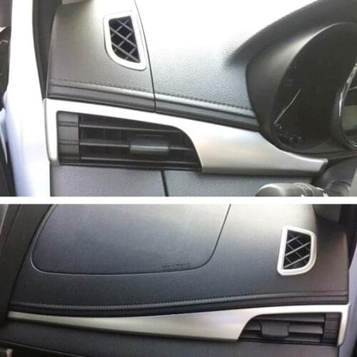 For Toyota Vios/Yaris sedan 2014 2015 2016 Car Styling Accessories ABS Plastic middle air outlet Decoration Cover Trim