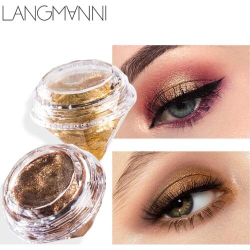 Purple Diamond Eye Shadow Pink Silver Gold Shimmer Eyeahdow Cream Eye Makeup Waterproof Glitter Eyeshadow Nude Party Pigment