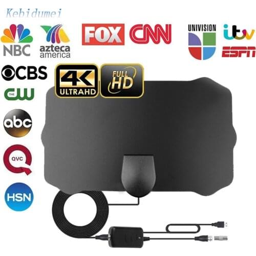 Kebidumei HD 1080P Indoor Digital TV Antenna HDTV Antena DVB-T/T2 DVB T/T2 DVBT2 Cable TV Antena UHF VHF DTV Antennas Aerial