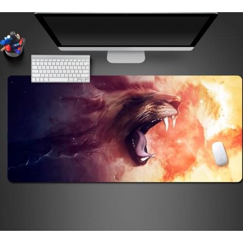 Lion Roar Animal Mousepad High-end Game Mouse Pad Big Player Mouse Pad Game Desktop Pad Laptop Keyboard Big Play Mousepad