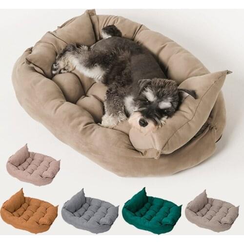 Dog Cat Bed Folding Cushion Bed for Dogs Soft Sofa Four Seasons General for Small Medium Large Dog Warm Pet Supplies