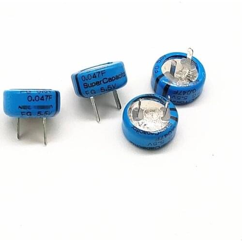 2pcs 5.5V 0.047F FG Series Energy Storage Memory 5.5V0.047F FGOH473ZF