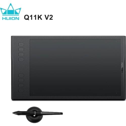 HUION INSPIROY Q11K V2 Wireless Digita Pen Tablet Battery-free Designed for Drawing Graphic Painting Tablet with 8192 Levels