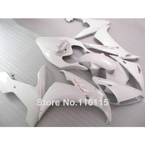 Injection molding ABS full fairing kit fit for YAMAHA YZF R1 2004 2005 2006 all white fairings set YZF-R1 04 05 06 SK5