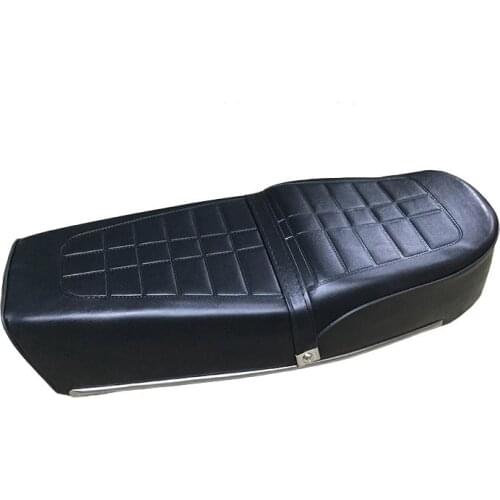 Universal CG Motorcycle Seat Assy CG125 CG150 ZJ125 XF125 Black Seat Cover Retro Cushion Plastic Bottom Plate