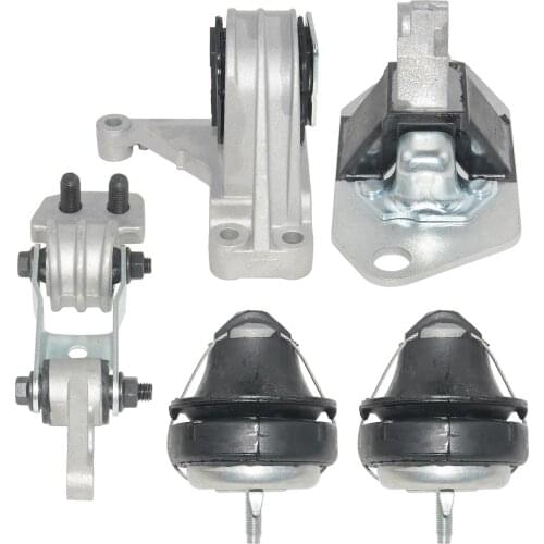 AP03 Set of 5PCS Engine Mount Bush KIT For Volvo S60 S80 XC90 Diesel D5244T 8624757 9186364