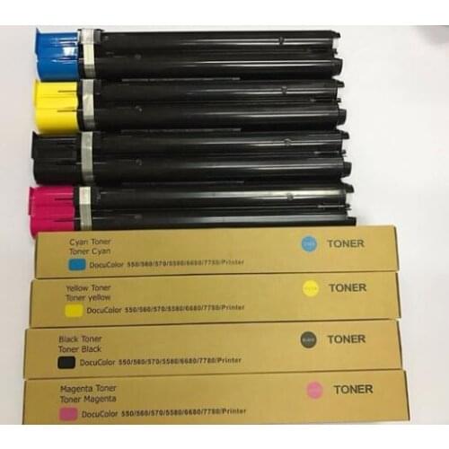 1 Set CMYK Toner Cartridge for Xerox Docucolor 550 560 570 5580 6680 7780 wholesale
