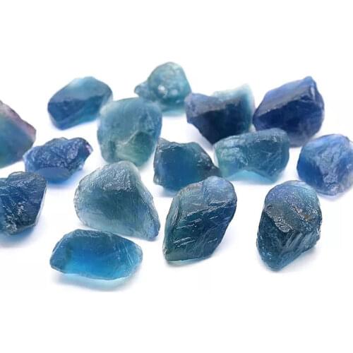 100g Lot Bulk Random Natural Blue Fluorite Quartz Rough Raw Crystal Stone Rock Mineral Specimen Healing Reiki Home Decoration