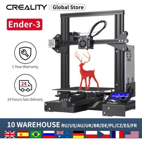 CREALITY 3D Ender-3/Ender-3X Printer Full Metal Resume Print With Print Size 220*220*250MM