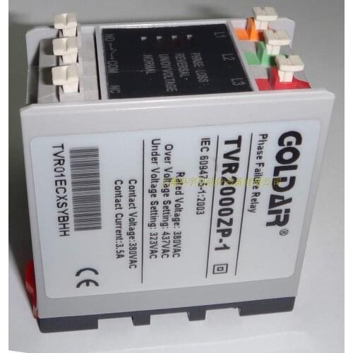 Anti-harmonic Three-phase Power Monitor Overvoltage Undervoltage Break Phase Mismatch Protection TVR2000ZP-1