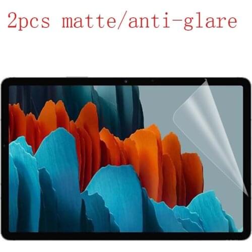 Anti-glare Lcd Screen Protector Film for Samsung GaLaxy Tab S7 Plus 12.4" T970 T975 T976 2020 ,2PCS