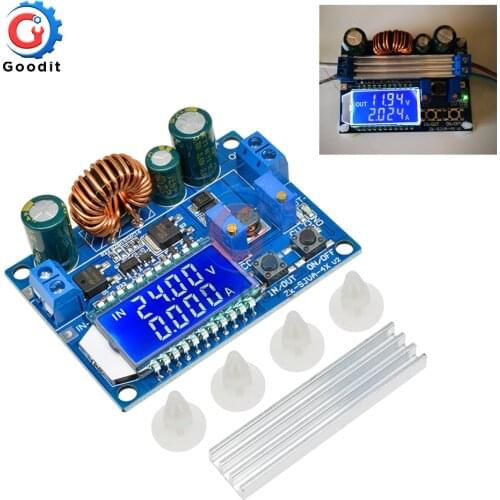 35W DC 5.5-30V to 0.5-30V Digital LCD Display Automatic Step up down Buck Boost Converter Power Supply Module Adjustable Board