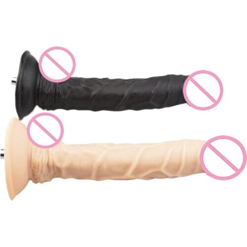FREDORCH Black Color Long Dildo Attachment to Premium Sex Machine Deep Inside Penetration Long Comfortable and Stimulating