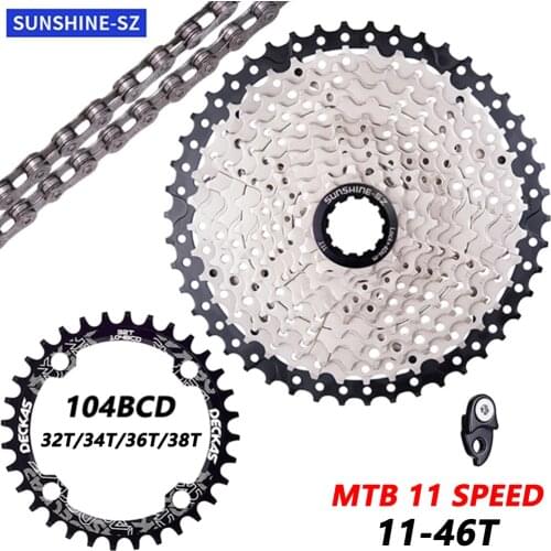 ZTTO new MTB 11 speed 11-46T HG Cassette 11s11- 46T freewheel 11v k7 11s current For M9000 XT SLX R GX X1 XO Mountain Bike parts