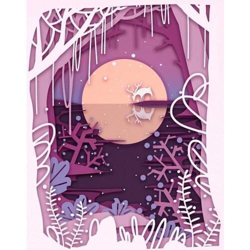 Forest Cartoon Deer Diamond Painting Round Full Drill Animal Nouveaute DIY Mosaic Embroidery 5D Cross Stitch Home Decor Gifts