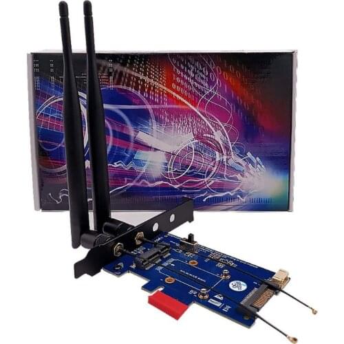 Mini PCI-E PCI Express to PCI-E 1x Adapter With SIM card Slot for WiFi 3G/4G LTE B95D