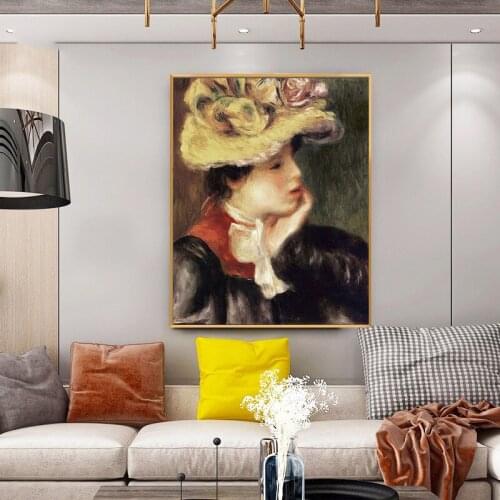 Minimalist Abstract Retro Woman Canvas Painting Wall Art Nordic Posters and Prints Wall Pictures for Living Room Decoration