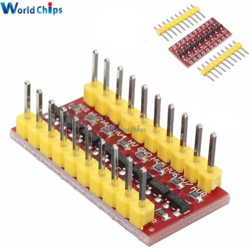 2PCS I2C IIC 8 Channel Logic Level Converter Module Bi-Directional Module For Arduino Step Up 3.3V To 5V