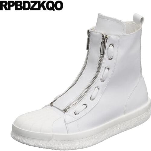 Vintage Booties Fall Retro Combat Boots Red Men Genuine Leather Full Grain Military Shoes Autumn High Top Lace Up Ankle Army