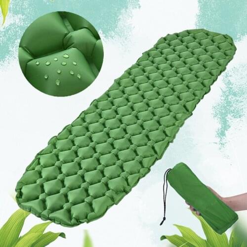Inflatable Ultralight Outdoor Camping Sleeping Air Mattress Portable Waterproof Compact Lightweight Moistureproof Hiking Air Mat