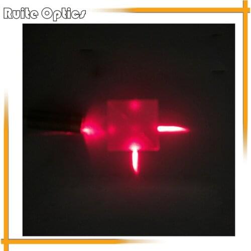 15x15x15mm Optical Glass Cube Dichroic Dispersion Beam Splitter Prism Splitting Ratio 50:50 for Spectrometer Experiment Prisma