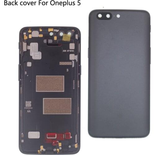 Original Back Battery Cover For Oneplus 5 A5000 Housing Case With Power Volume Buttons For Oneplus 5 Battery Cover Replacement