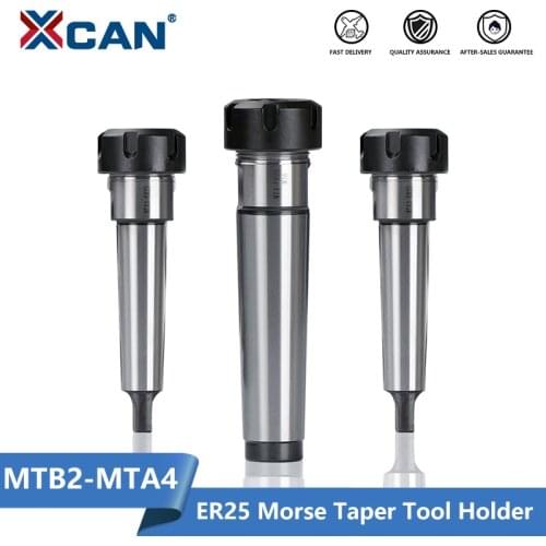 XCAN Morse Taper ER25 MTB2 MTA2 MTB3 MTA3 MTB4 MTA4 Spring Collet Chuck Holder Clamp CNC Milling Cutter Tool Holder