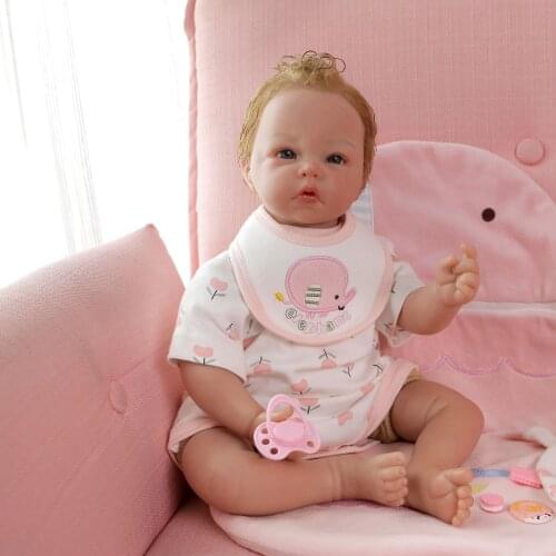 Clearance Sale handmade newborn babies high quality bebe doll reborn baby detailed paint by Genesis heat set paint real baby