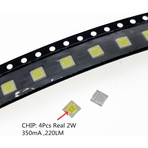 50-1000PCS 2W 6V 3V 1W 350mA 3535 SMD LED Replace LG Innotek LCD TV Back Light Beads TV Backlight Diode Repair Application