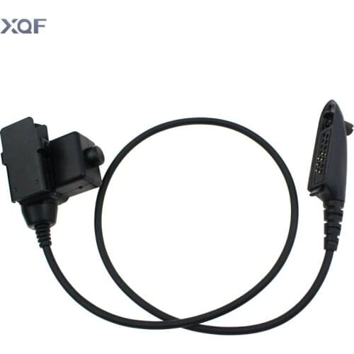 U94 PTT Cable Plug Military Adapter Z113 Standard Version for Motorola Walkie Talkie GP140 GP320 GP328 GP338 GP340 Radio Hunting