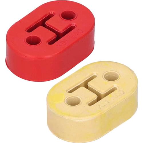 Muffler Hanger 2-Hole Exhaust Insulator Mount Bracket Hanger Car Exhaust Tail Pipe Mount Bracket Hanger