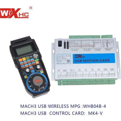 XHC 4 axis of Mach3 plus control cnc card 2MHZ and MACH3 wireless remote control