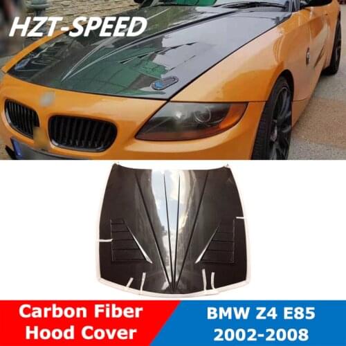 Z4 Carbon Fiber Engine Bonnet Hood Cover For BMW Z4 E85 2002-2008